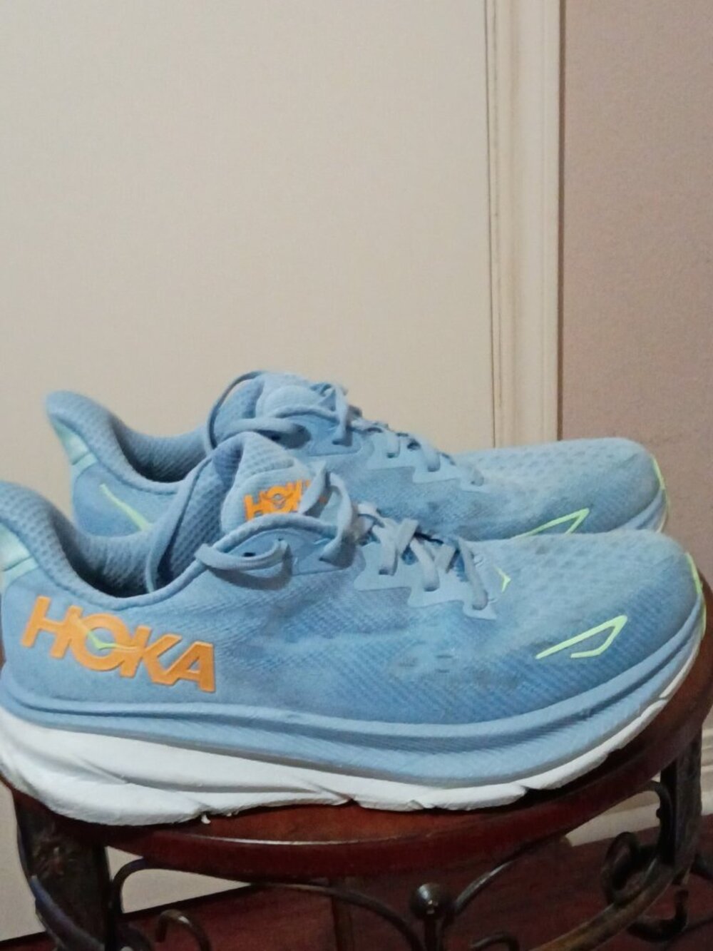 Hoka Clifton 9 1127895 DLL Dusk/Illusion Running Shoes Sneakers Men's Sz 10.5 D